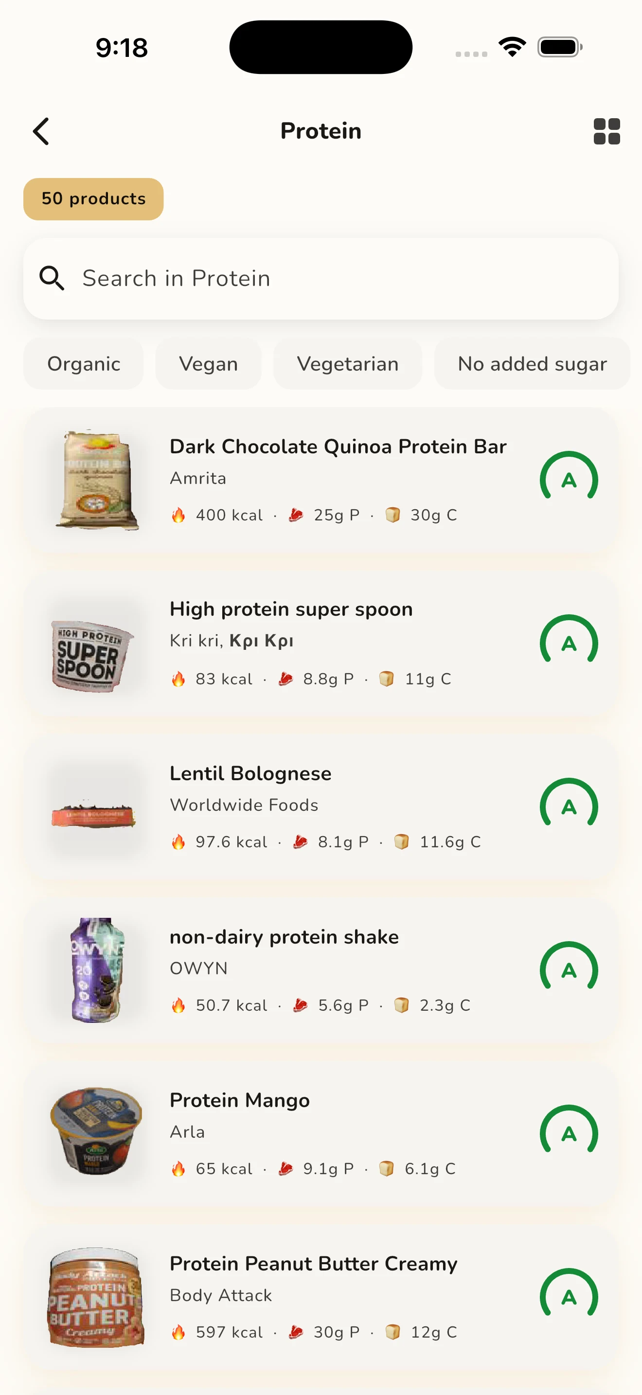 Nutron - Food Product Scanner screenshot